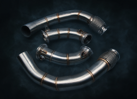 Stainless Steel S63 Downpipe